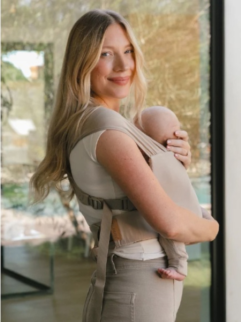 Desert Lark - Aerial Newborn Buckle Wrap